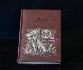 Terminplaner - Tagesplaner bordeaux | Nail Artist