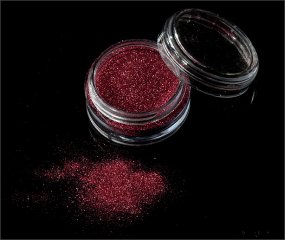 feinster Glitterstaub Dirty Red