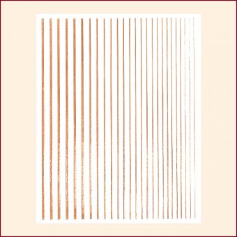 Nail Art Stripes Rosegold 