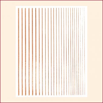 Nail Art Stripes Rosegold 