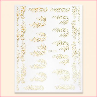 Nail Art Sticker gold DH276 