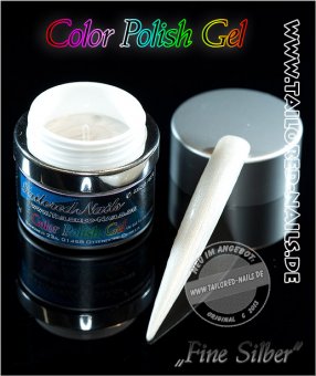 Polish Color Gel Fine Silber 5ml 