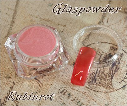 Glaspowder Rubinrot 