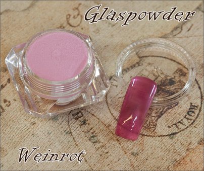 Glaspowder Weinrot 