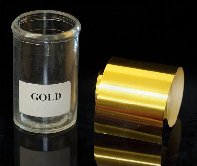 Metallikeffekt Transferfolie Gold 