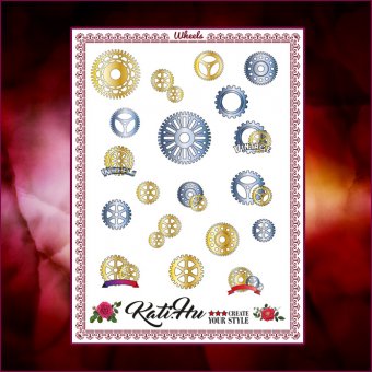 Nail Wraps Wheels 