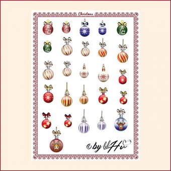 Nail Wraps Christmas Bowls 1 