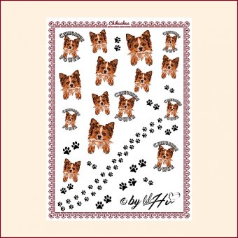 Nail Wraps Chihuahua 