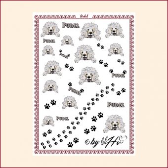 Nail Wraps Pudel 