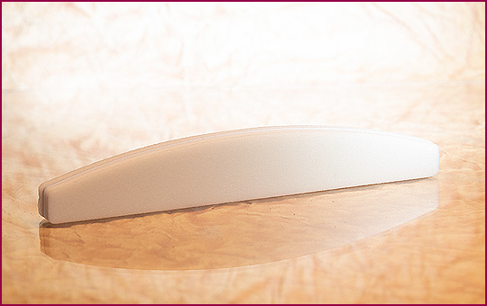Buffer Halbmond Feile 100 / 180 grit white 