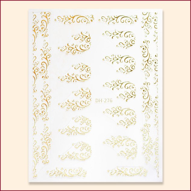 Nail Art Sticker gold DH276 