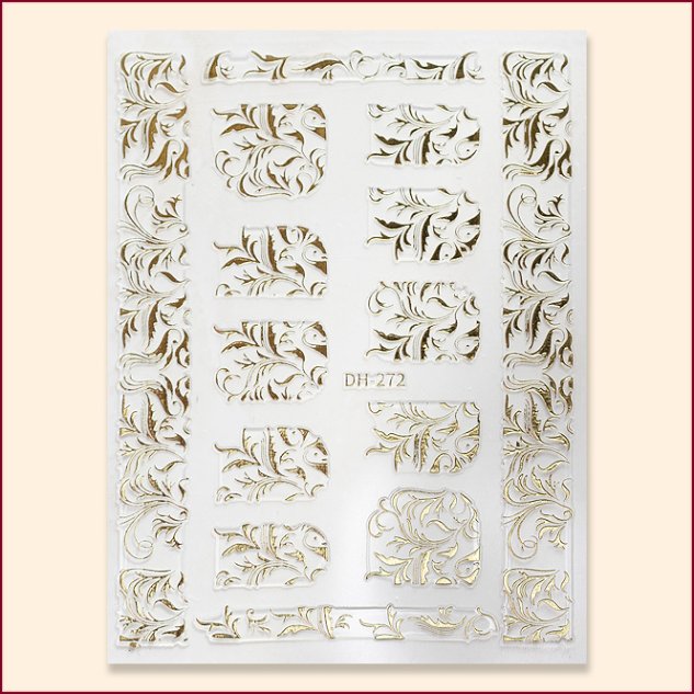 Nail Art Sticker gold DH272 