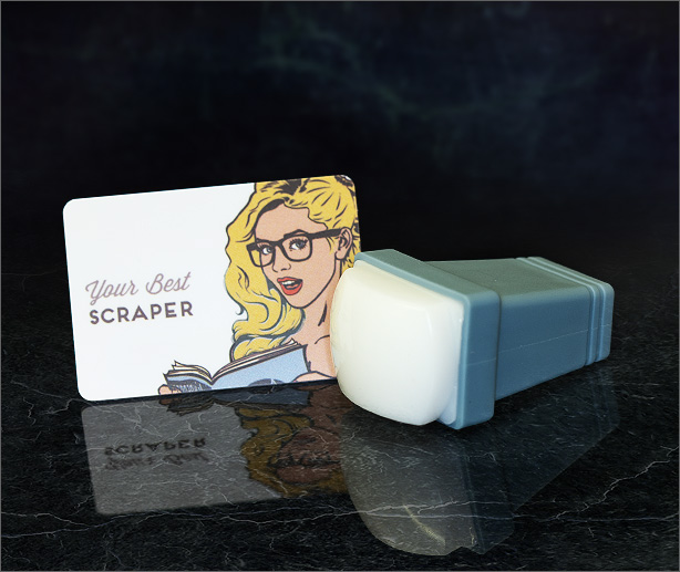 Moyou Stempel eckig & Scraper 