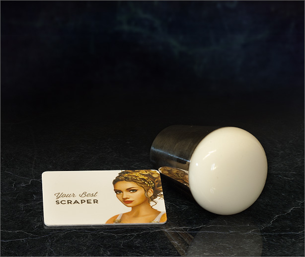 Moyou Stempel XL MSNS White & Scraper 