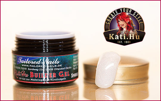 Kati.Hu Builder Gel sparkle  white 