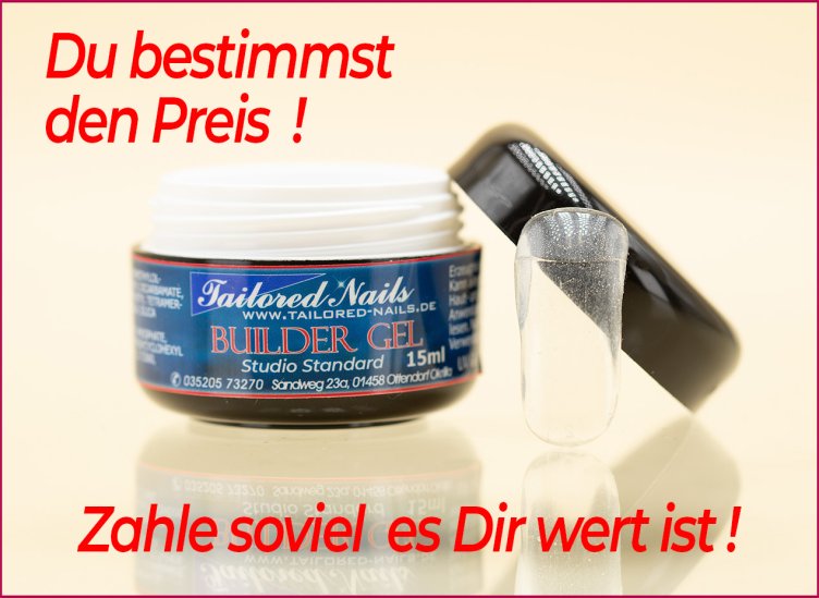 Buildergel 15 ml - Hitzekolleraktion 