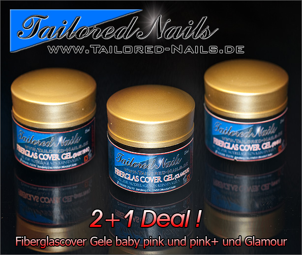 Fiberglas Cover Gel Set 2 + 1 