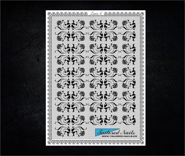 Nail Wraps Lace 6 