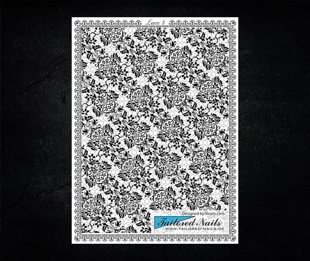 Nail Wraps Lace 8 