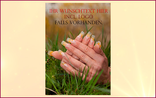 Poster Sommerwiese personalisiert 
