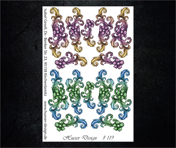 Nail Wraps by Hueser Design 119 