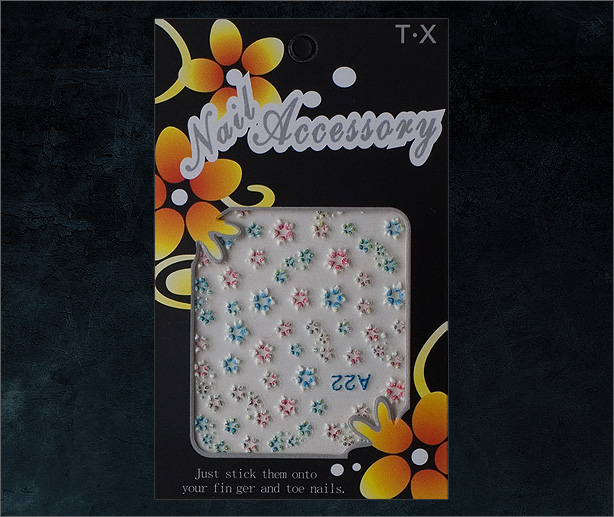 3D Flower Sticker Motiv A22 