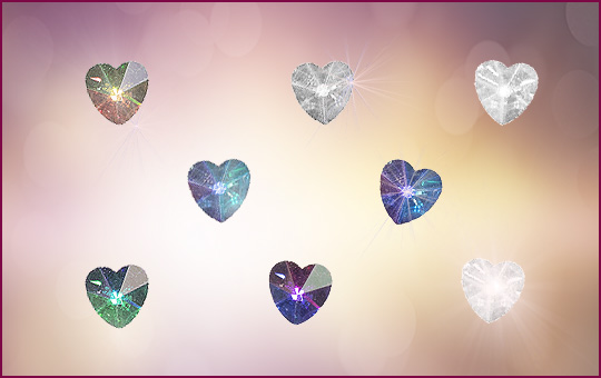 Rhinestone Herz 