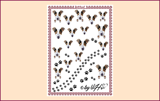 Nail Wraps Jack Russell 