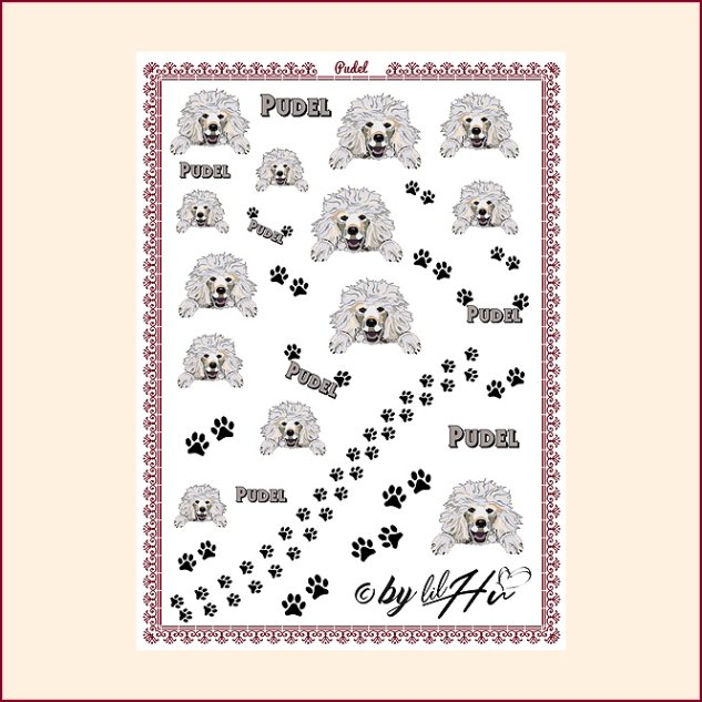 Nail Wraps Pudel 