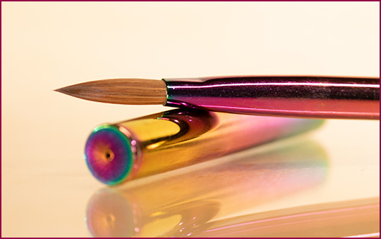 Rotmarder Strass Modellage Pinsel für Acryl 