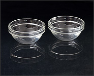 Ablöseschälchen aus Glas 2 Stück 