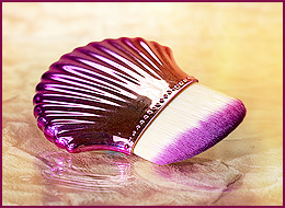 Staubpinsel Muschelform 