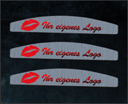 100 Halbmond Feilen personalisiert Zebra | 100 / 180