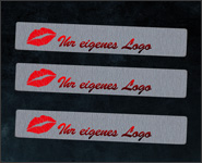 100 Square Feilen personalisiert 