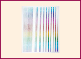 Nail Art Stripes Rainbow 