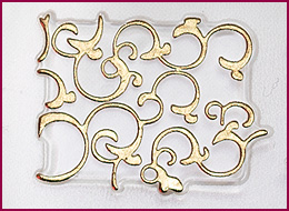 Nail Art Sticker gold DH277 