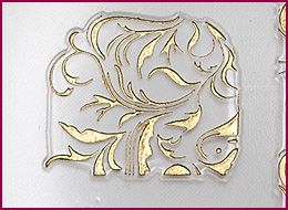 Nail Art Sticker gold DH272 