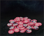 100 Einkaufswagenchips personalisiert 