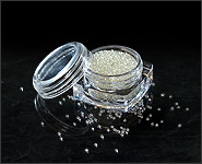 durchsichtige Glasperlen Durchmesser 0,5 mm