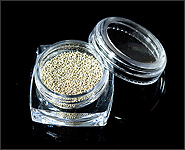 Mikroperlen silber lösemittelbeständig