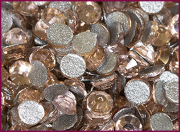 Rhinestone light Peach 100 Stück | SS3