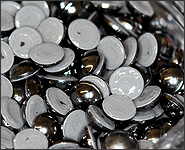 Swarovski® Halbperlen Hämatit 