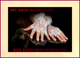 Poster White French personalisiert 68x48 cm