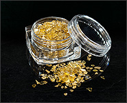 Spiegelglassplitter goldfarben 