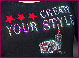 Strass Shirt Create your Style 