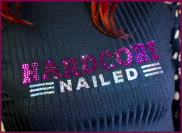 Strass Shirt Hardcore Nailed 