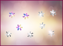 Rhinestone Schneeflocke crystall