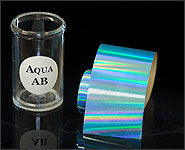 Metallikeffekt Transferfolie Aqua 