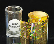 Metallikeffekt Transferfolie Gold Starbust 