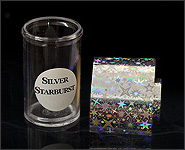 Metallikeffekt Transferfolie Silver Star 